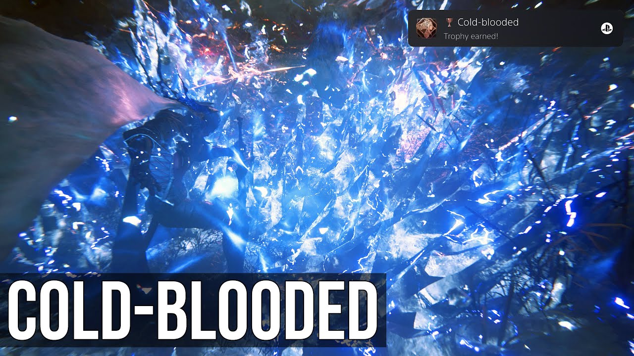 Cold-Blooded Trophy (Simultaneously Defeat 3 Enemies Frozen Using Diamond Dust) - Final Fantasy 16