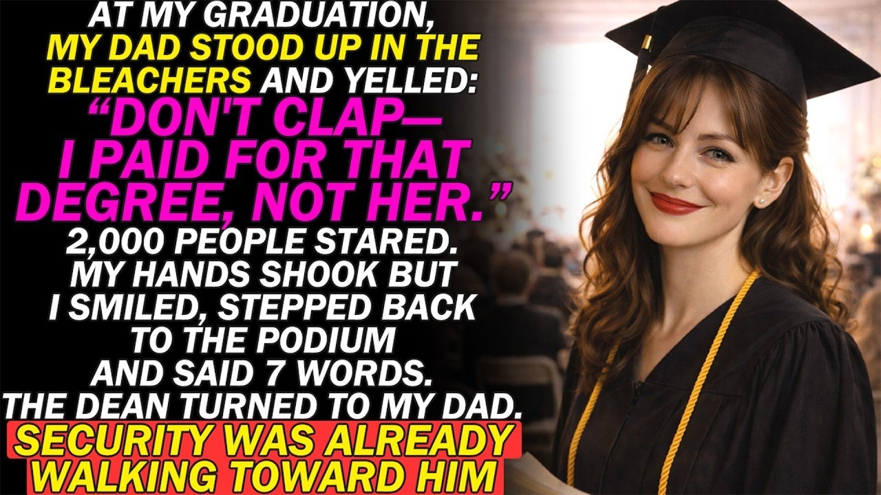 At My Graduation, My Father Took Credit For My Degree—Seven Words Sent Security To His Seat