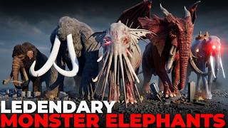 Hell Monster Elephant Vs Colossal Elephant Vs Zunesha | Legendary Monster Elephants Size Comparison