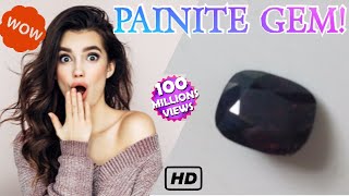 Gem Quality Natural Faceted Painite Gem