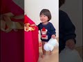 絵に描いたような大喜びです🙌笑 #2歳