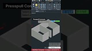 AutoCAD | Presspull Command