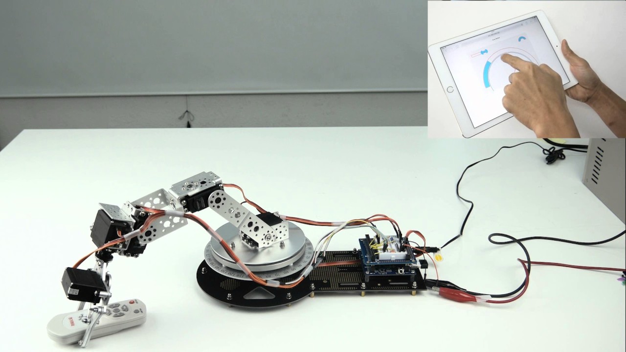 Arm Robot Remote Control - YouTube