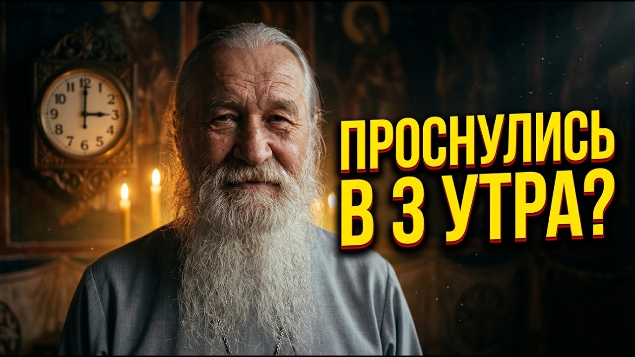 Просыпаетесь в 3:00 ночи? Сделайте эти 5 шагов. Совет священника.