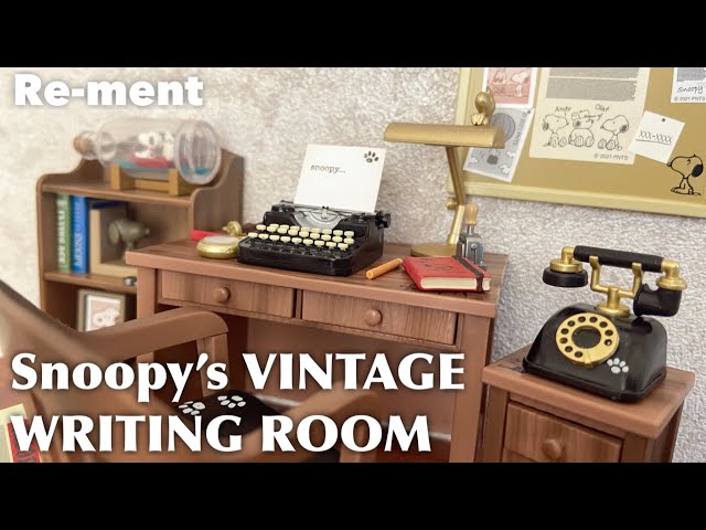 リーメント Snoopy's VINTAGE WRITING ROOM