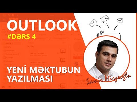 #Outlookdərsləri | Dərs 4 | Outlook - Yeni məktubun yazılması
