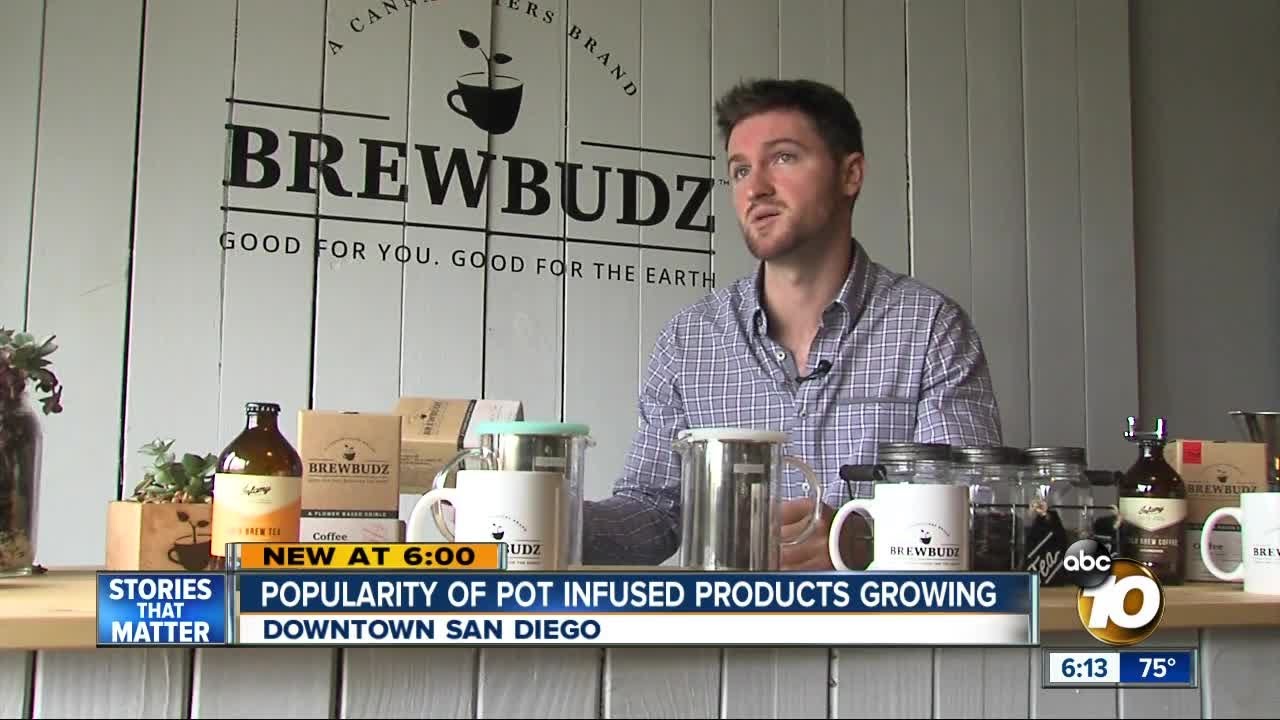 Popularity of pot infused products growing