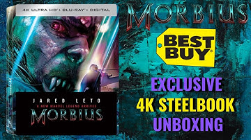 Morbius Best Buy Exclusive 4K Ultra HD Project Pop Art Limited Edition Steelbook