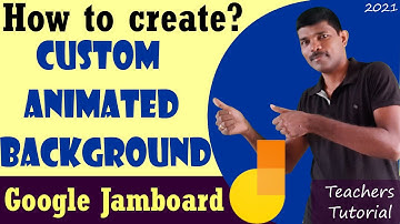How to Create Animated Background for Google Jamboard in 2021?| Best Tutorial for Teachers|ICT Tools
