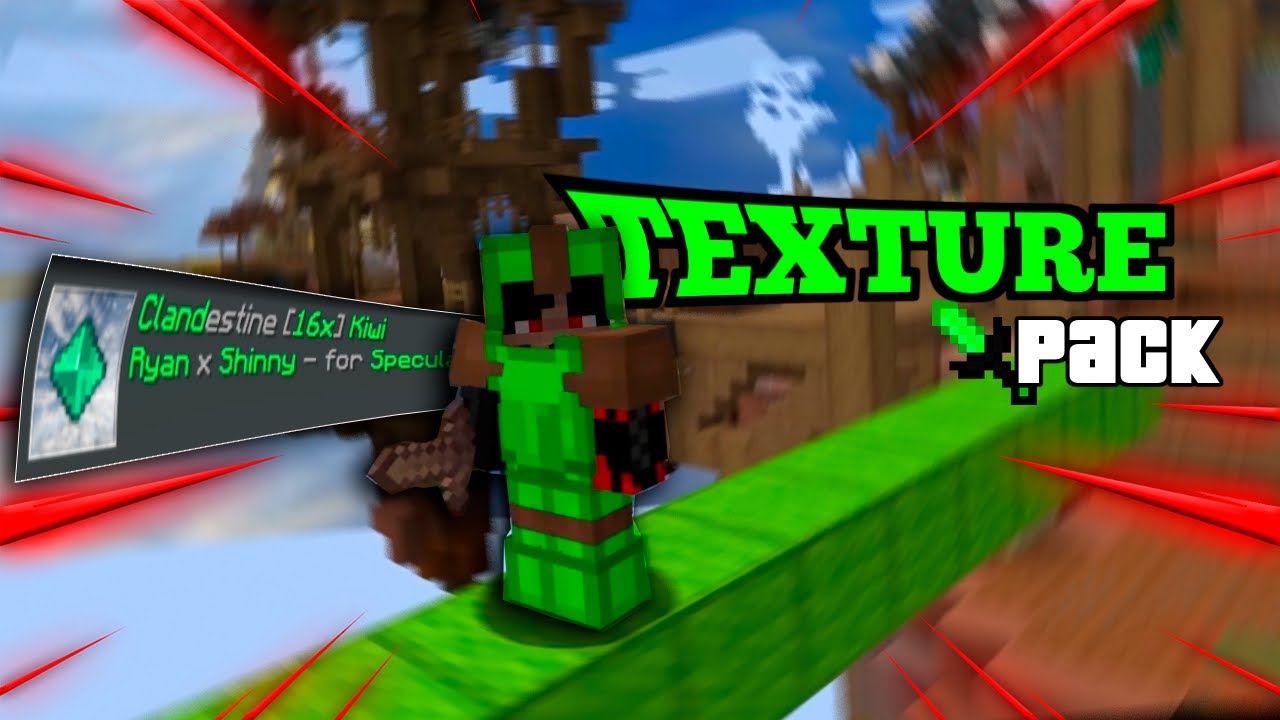 Probando texture pack para minecraft pvp en bedwars 1.8 - YouTube