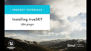 How to install trueSKY plugin in UE4