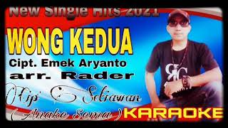 WONG KEDUA || Cip's Setiawan #karaoke,#tanpalirik,#wongkedua