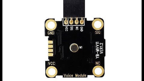 Sound module compatible with alligator clip/DuPont line/PH2.0 cable