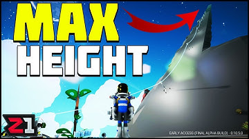 MAX Build HEIGHT! Base Building in SPACE! Astroneer Gameplay | Z1 Gaming