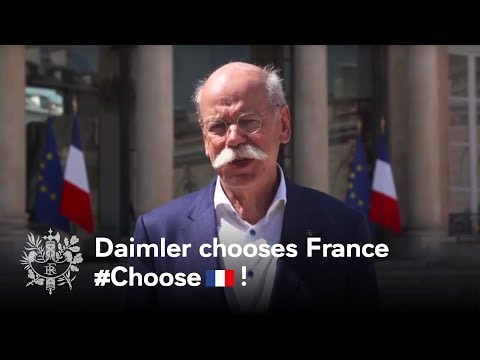 Daimler chooses France | Emmanuel Macron