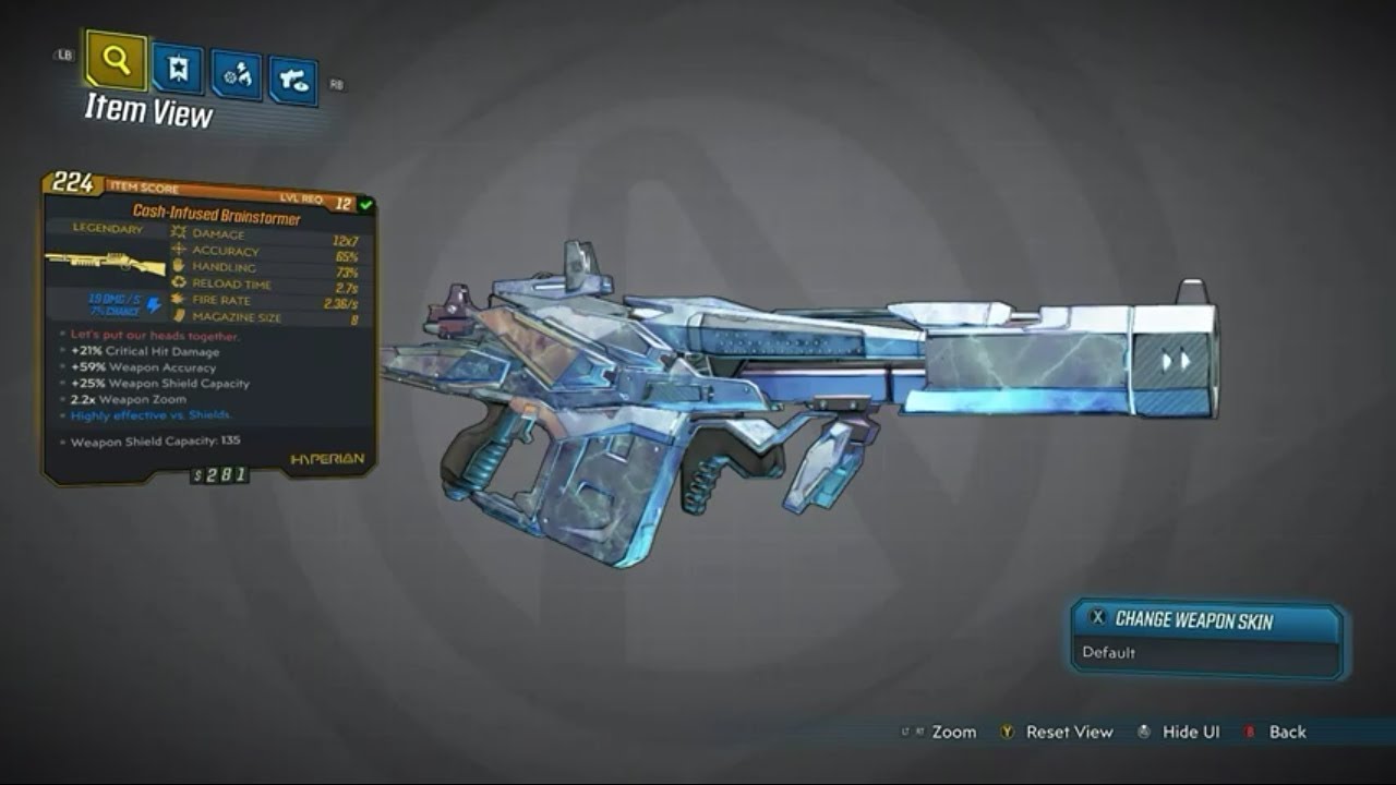 Borderlands 3 brainstormer tesla shotgun. New legendary! world drop.