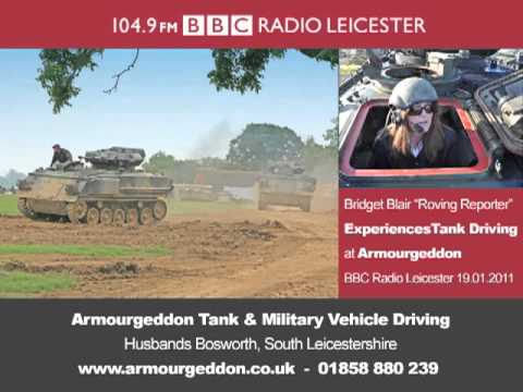 Armourgeddon Sherman Tank, Tank Driving BBC Radio interview
