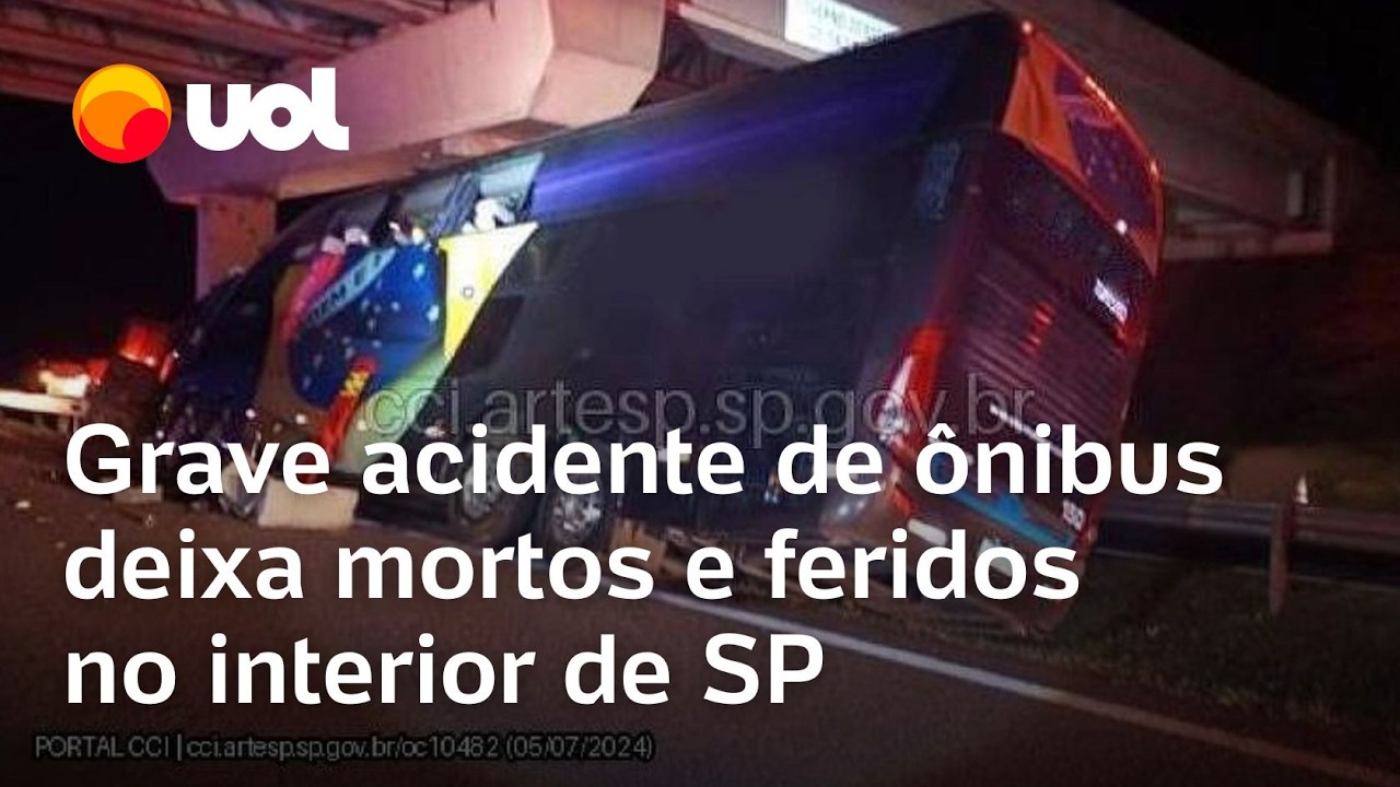 Acidente com ônibus em Itapetininga deixa ao menos 10 mortos; romeiros iam para Aparecida