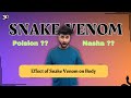 Snake Venom as a drug | Shocking Truth Explained | Sedative Doctor