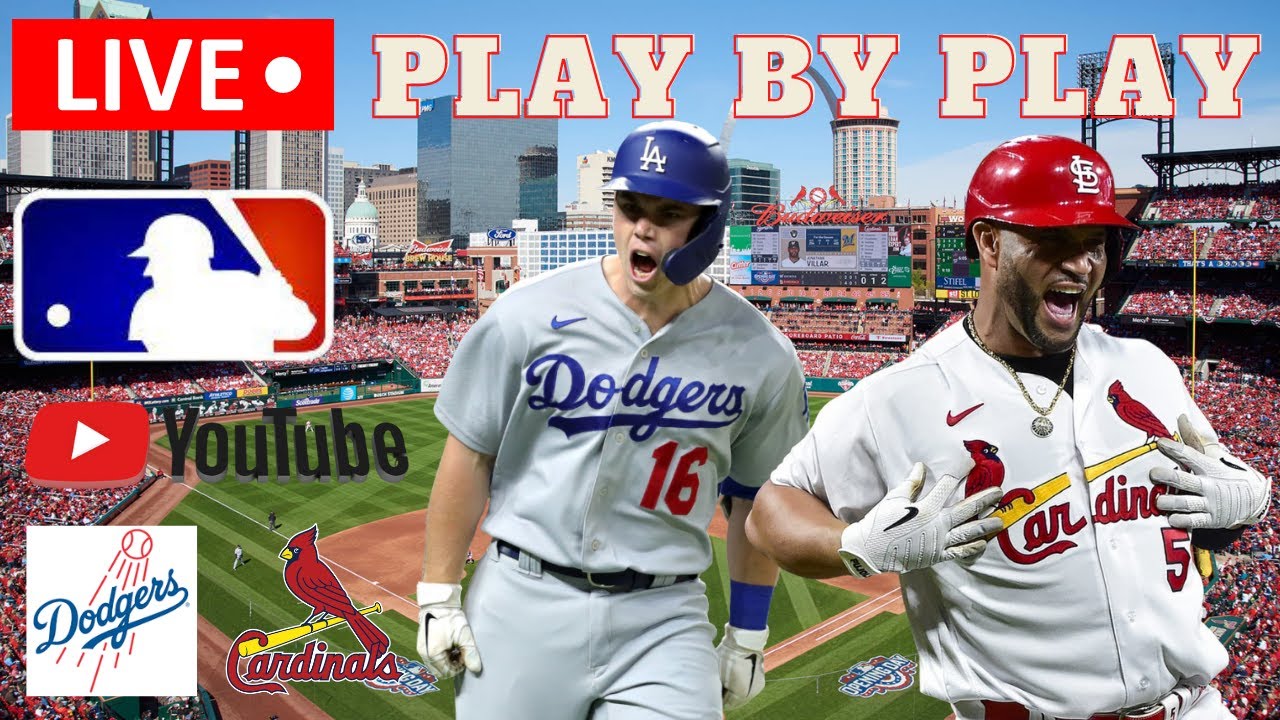 Los Angeles Dodgers vs St Louis Cardinals Live Watch Party Play By