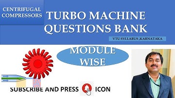 CENTRIFUGAL COMPRESSORS-VTU Syllabus