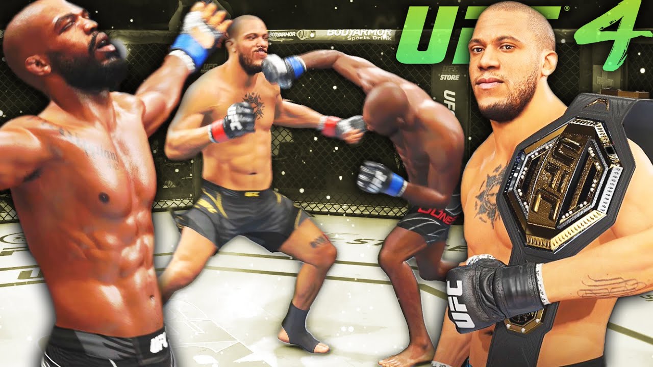 Jon Jones Heavyweight Title Fight vs. Ciryl Gane! UFC 4 Career Mode #12 - Legendary Difficulty