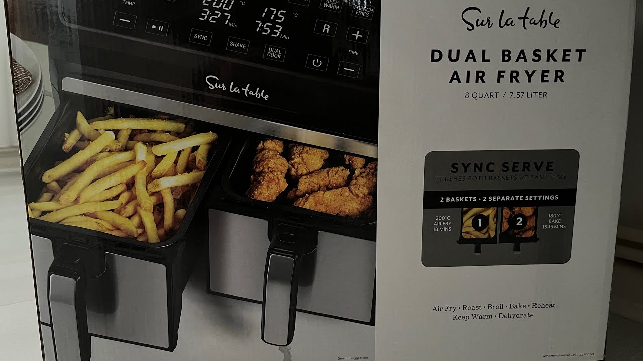 unboxing Costco 13 Quart Sur la airfryer first review 