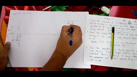 Engineering Graphics : Projection of Solids 6