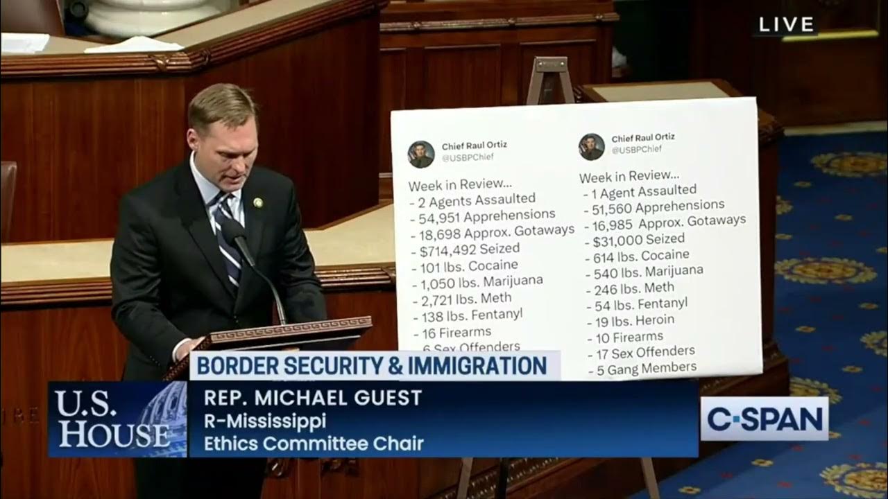 Congressman Guest Praises the Secure the Border Act YouTube