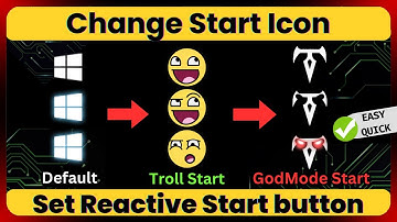 😲Change Start button to any image you want | Set reactive start button | Windows (Safe/Tested) ✅