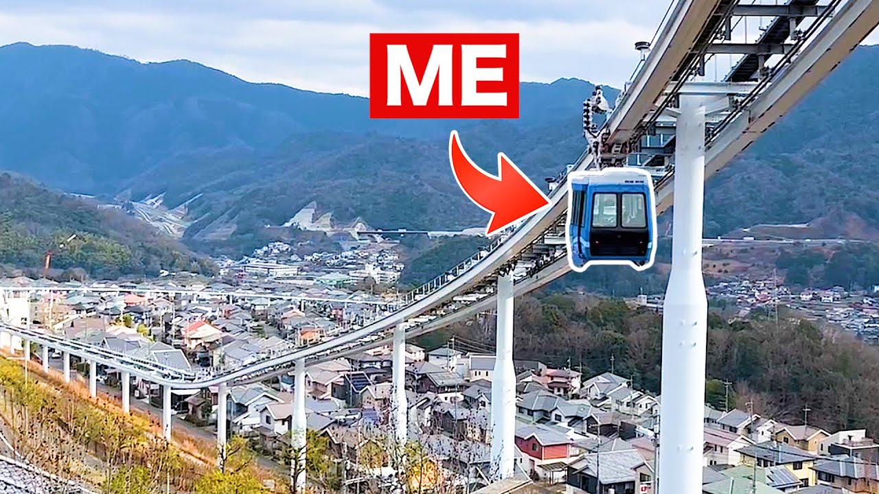 Riding the Japan's Steepest Roller Coaster Railway through a ...
