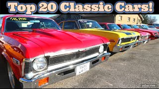 Top 20 Best Classic Cars Of All Time