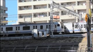 E217系E231系500番台総武本線錦糸町付近走行