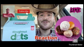 Reaction to Krispy Kreme Doughnut Dots Review