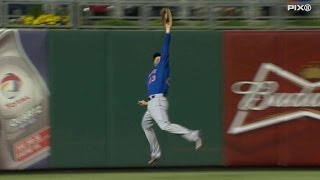 NYM@PHI: Cuddyer makes a nice jumping grab in left