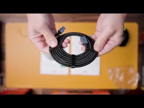 Кабель-подовжувач Ugreen US115 USB 3.0 5 Гбіт/с 0.5 м нейлоновий Чорний, видео 2