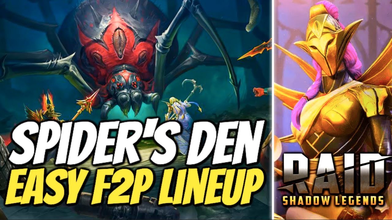 Полное руководство по прохождению локации «Паучье логово» (F2P) — RAID: Shadow Legends