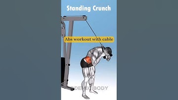 Abs workout with cable 🔥 #absworkout #gym #fitnessmotivation #shortviral