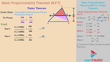 Similarity Class 10 SSC | Part 5 Basic Proportionality Theorem BPT Thales’ Theorem