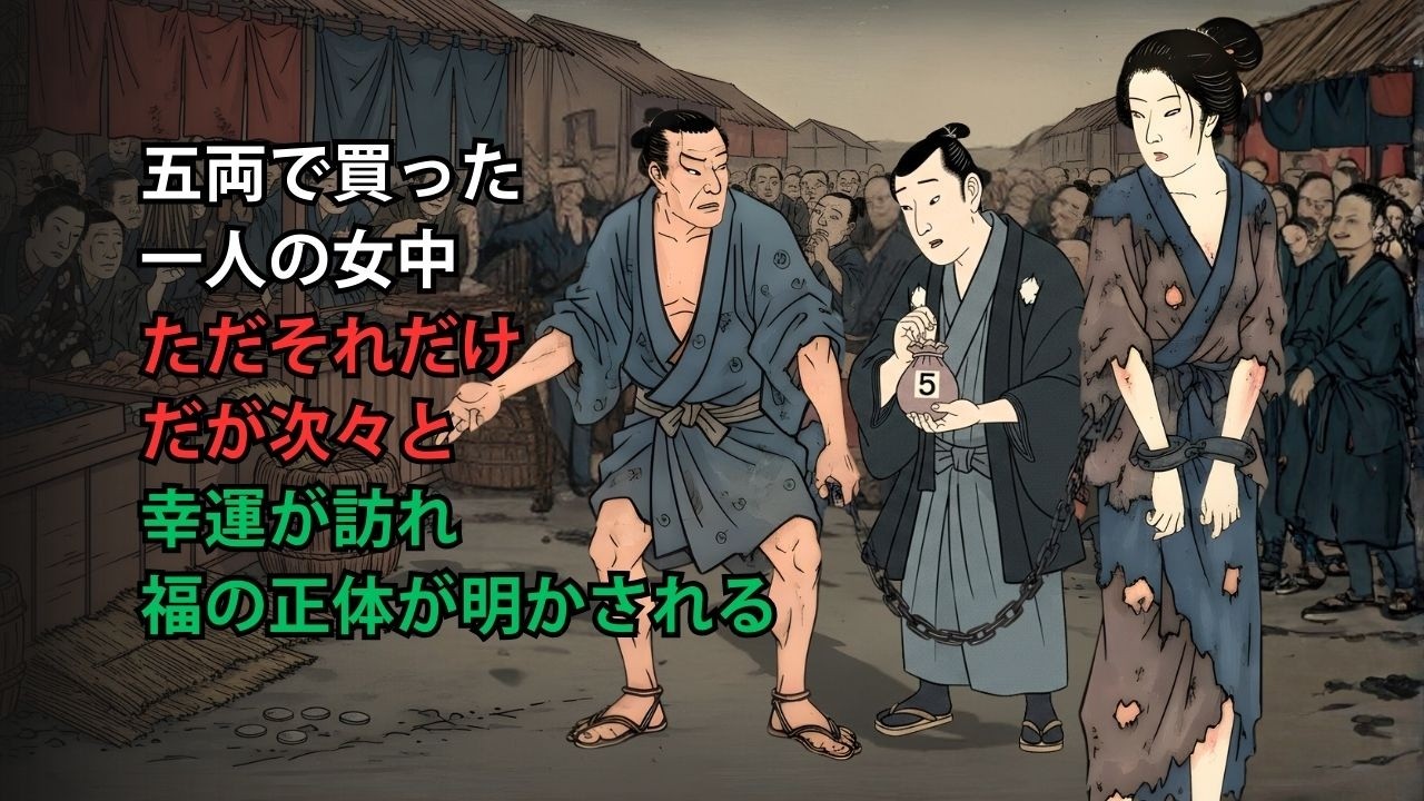五両で女中を買っただけなのに、幸運が転がり込んできた…愚かだと思われていた女中がもたらした福の正体
