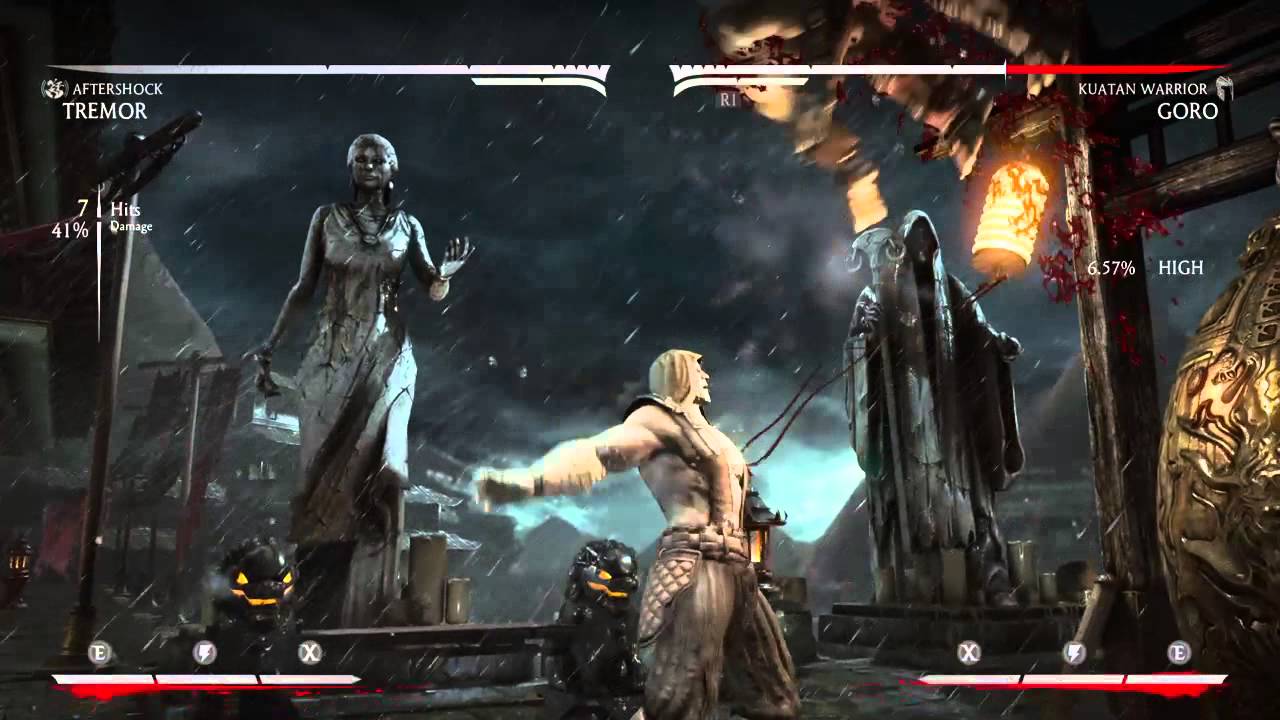 Mortal Kombat X: Tremor "Aftershock" 59% easy quaranteed damage, 1 meter, after patch 1.08
