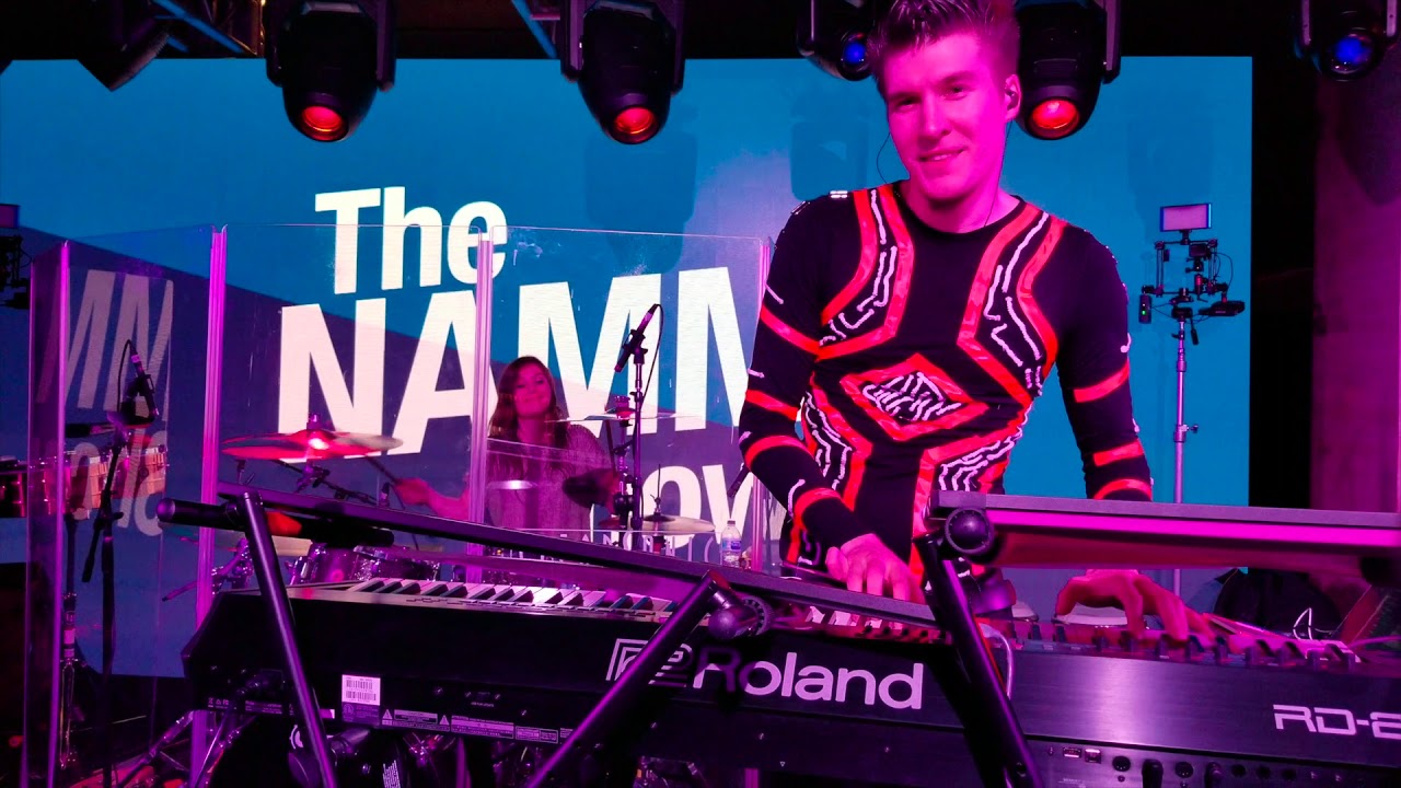 Gerald Peter Project @ the NAMM Show 2019 feat. Camille Bigeault on Drums