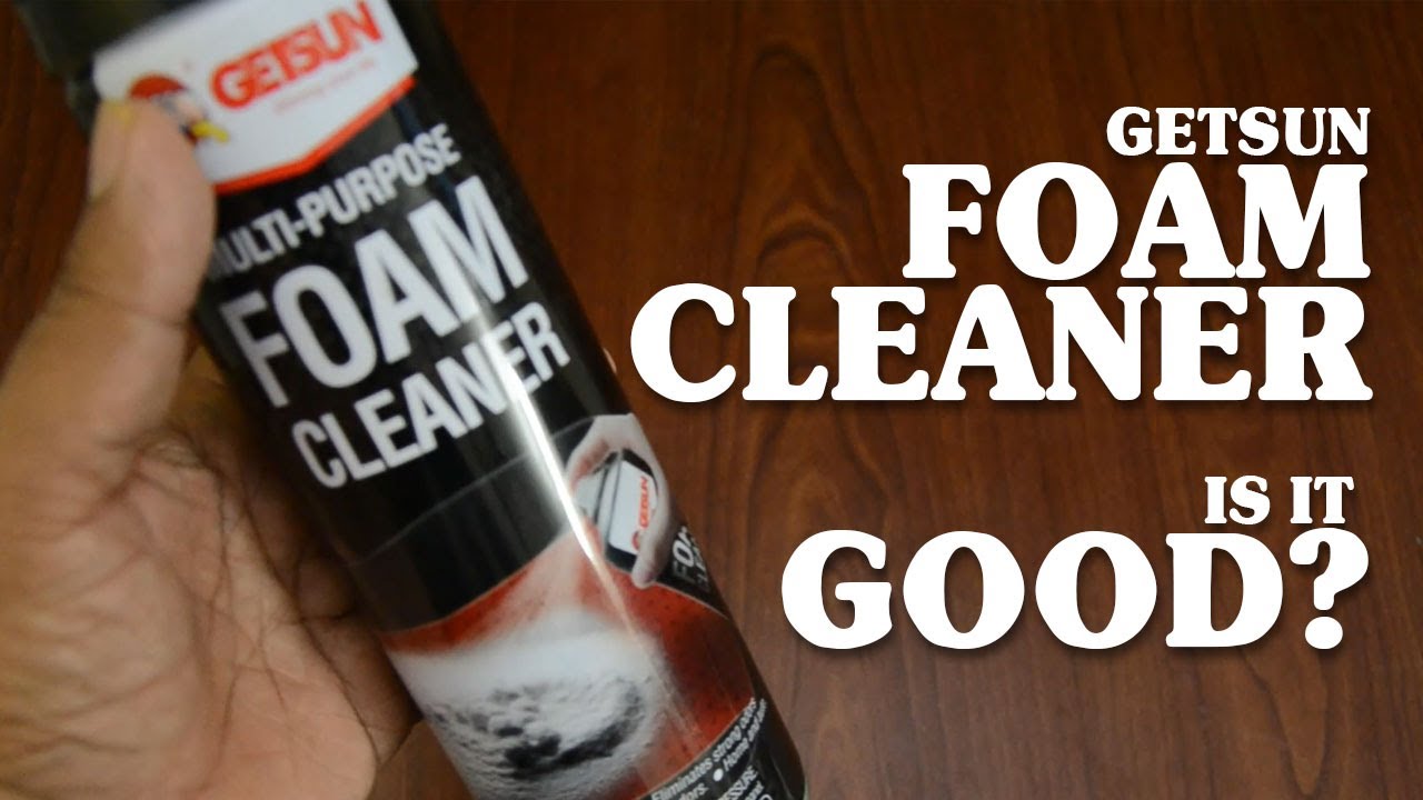 Getsun Multi Purpose Foam Cleaner foamcleaner YouTube
