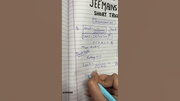 Trigonometry Short Trick | Jee mains 2024 Maths | Class 12 | Class 11 | Hacks and Tricks