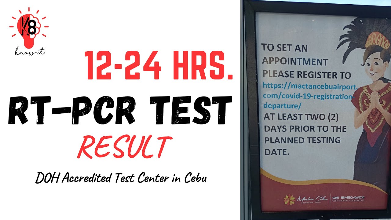Mactan Cebu Airport RTPCR Test Know It Media Channel YouTube