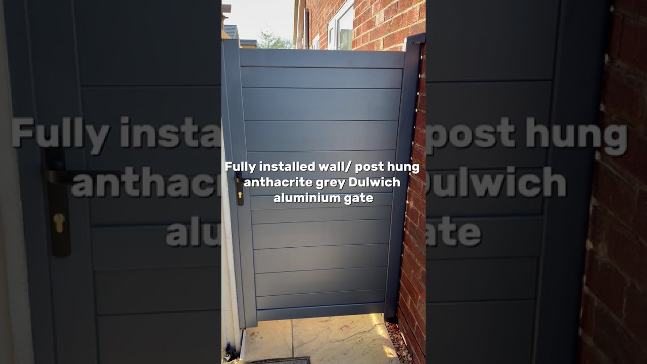 Fitting of Aluminium Pedestrian Gate