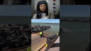 Caught This On Live Video Abandoned Turtle Released Back Into The Water By Police