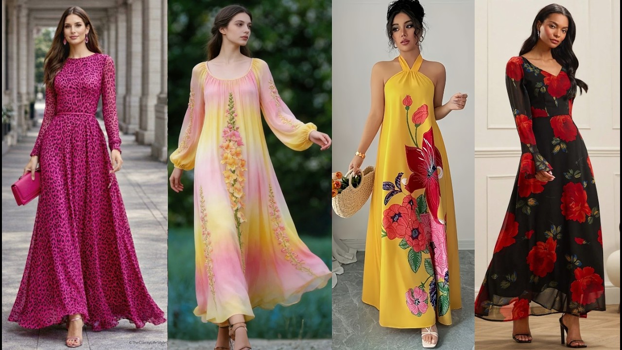 Trending Floral Maxi Dresses for Women 2026 | Elegant Summer Looks