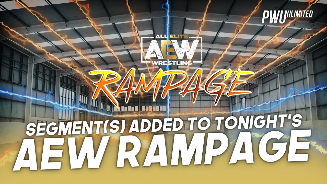 Segment(s) Added To Tonight's AEW Rampage - YouTube