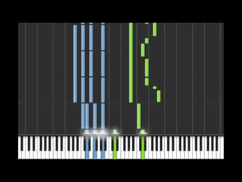 Flume - The Greatest View solo piano tutorial (synthesia)